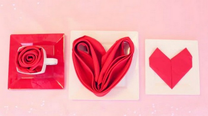 Cupid's Crafts: DIY Romantic Napkin Folds for Valentine's Day