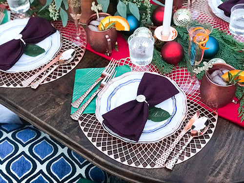 The Most Trending Christmas Party Table-Setting Ideas