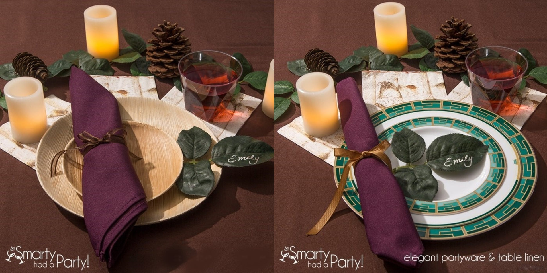 Plastic Fantastic vs. Palm Leaf Paradise: Crafting Two Distinct Tablescapes