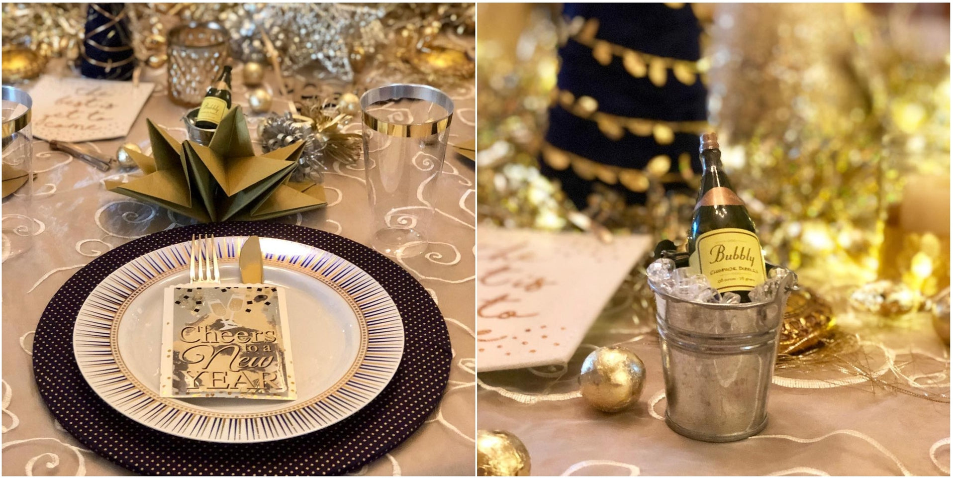 Festive Finesse: Crafting a Stunning New Year's Eve Tablescape