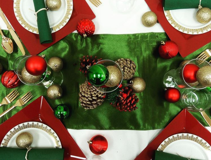 Color Pop Christmas Table Style