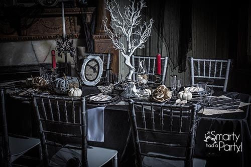Paint the Party Black with Our Fabulous Halloween Table Decor