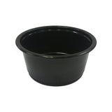 1 oz. Black Plastic Portion Cups