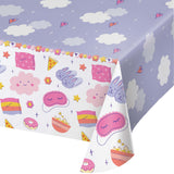 Sweet Dreams Rectangular Disposable Paper Tablecloths (54" x 96")