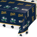 Univ of Notre Dame Rectangular Disposable Plastic Tablecloths (54" x 108")