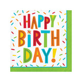 Birthday Fun Paper Beverage Napkins