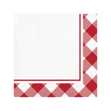 Classic Gingham Paper Beverage Napkins