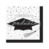 School Spirit White Paper Beverage Napkins