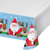 Christmas Cheer Rectangular Disposable Paper Tablecloth (54" x 96")