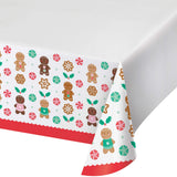 Holiday Sweets Rectangular Disposable Paper Tablecloth (54" x 96")