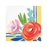 Fragrant Florals Paper Beverage Napkins