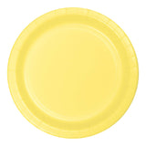 Mimosa Sturdy Style Round Disposable Paperboard Dinner Plates (9")