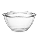 48 oz. Clear PET Salad Bowls with Lids