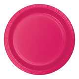 Hot Magenta Dessert Paper Plates (7")
