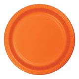 Sunkissed Orange Dessert Paper Plates (7")