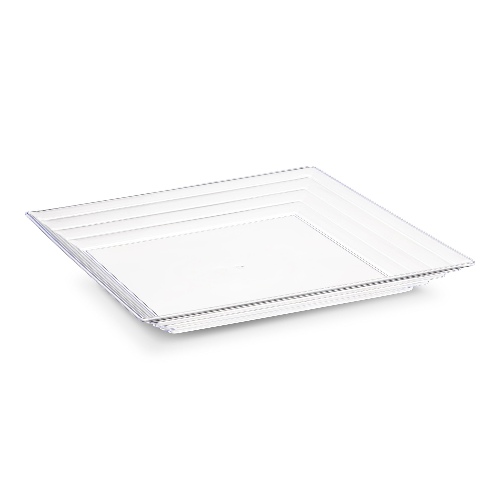 Plastic Trays Clear Groove Serving Trays Smarty Had A Party