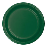 Hunter Green Dessert Paper Plates (7")