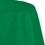 Emerald Green Octy Round Disposable Paper Tablecloths (82")