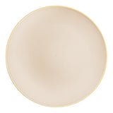 Add classic charm to your event with 10" organic-style ivory disposable plates.