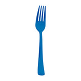 Blue Disposable Plastic Party Forks combine vibrant style and easy serving for any occasion