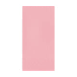 Classic pink paper dinner napkins, 16" x 16", soft, absorbent, and durable, adding a touch of elegance to any meal