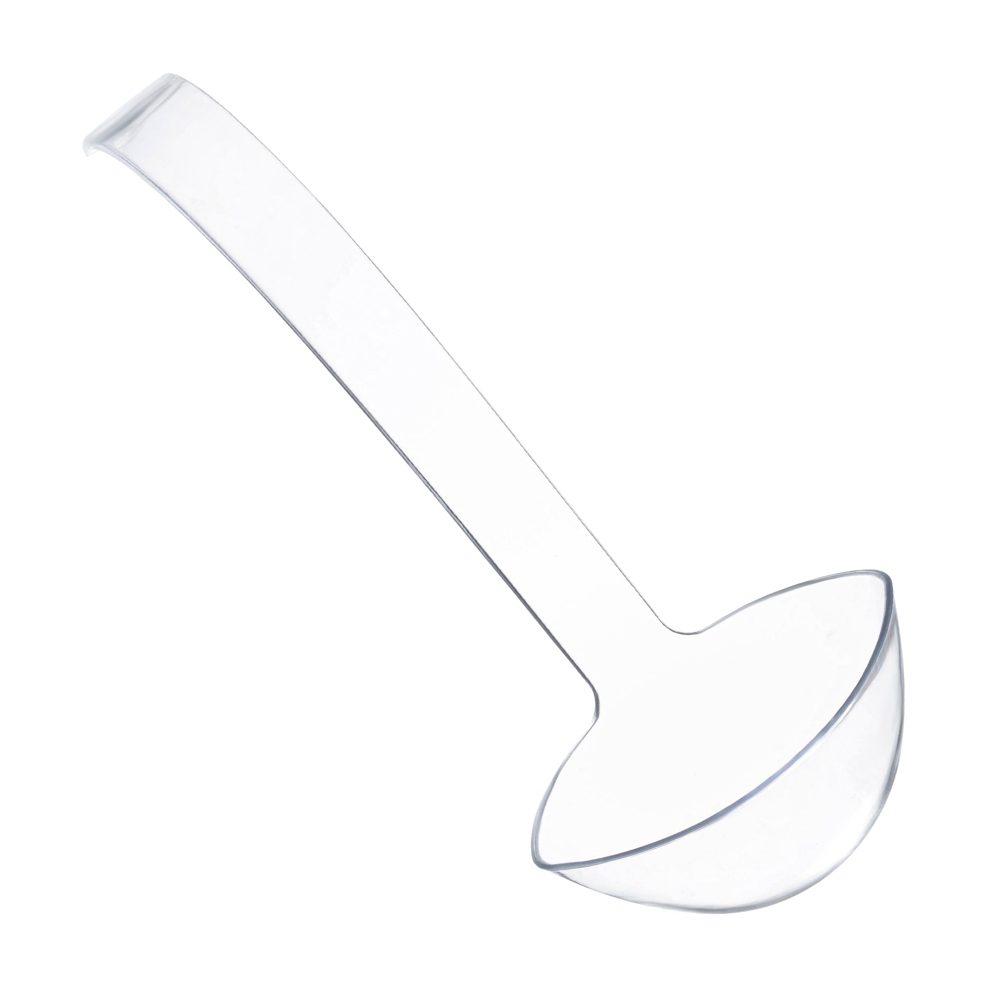 Louches jetables en plastique Crystalware