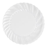 Clear flair plastic appetizer plates, 7.5-inch diameter, pack of 180