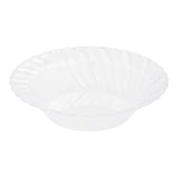Clear flair plastic soup bowls, 12 oz., in a bulk pack of 180, stylish and durable for casual or formal dining