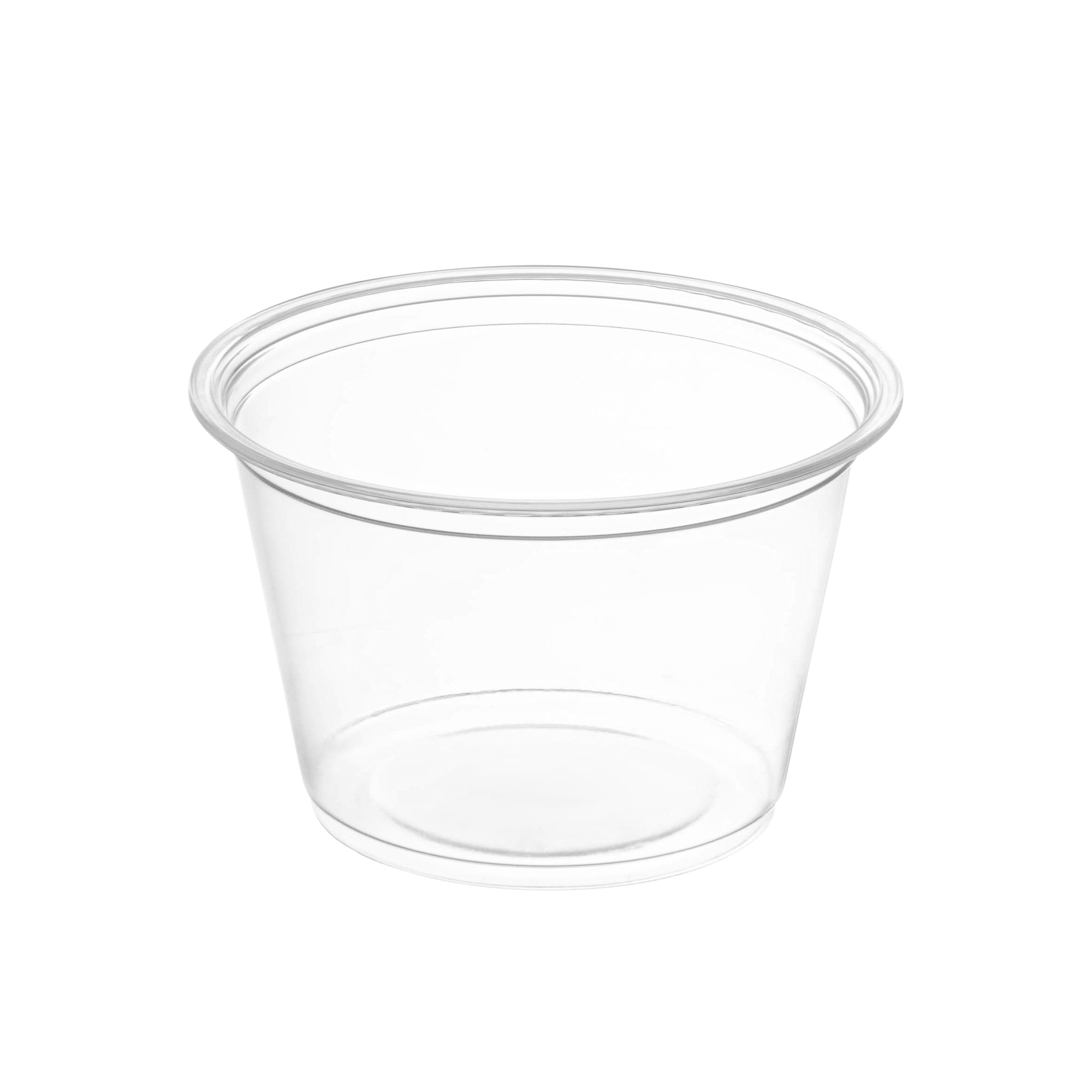 125 Cups, Clear Plastic Portion / Souffle Cups 4oz