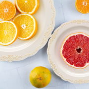 Complete Set with 120 Dinner Plates and 120 Salad Plates for Your Large Event