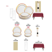 Guests enjoying drinks in clear champagne flutes at a midnight celebration with this festive set.
