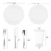 Made with recyclable and BPA-free materials, the Pearl White Lotus set ensures eco-conscious, worry-free dining experiences