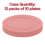 Matte Fuchsia Round Disposable Plastic Dinner Plates (10") Quantity | Smarty Had A Party