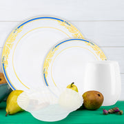 Measures 54" x 108" tablecloths provide full coverage and a clean presentation.