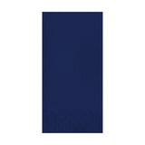 Purple paper dinner napkin measuring 16 x 16 inches, shown unfolded from a 600-count bulk case