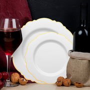 SKU 4840WHG-VP: Includes 120 dinner plates (10.25") and 120 salad plates (7.5")