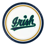 Univ of Notre Dame Round Disposable Paper Dinner Plates (9")
