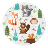 Wild One Round Disposable Paper Dessert Plates (7")