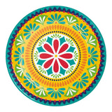 Fiesta Pottery Round Disposable Paper Dinner Plates (9")
