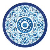 Blue Willow Round Disposable Paper Dessert Plates (7")