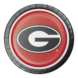 Univ of Georgia Round Disposable Paper Dinner Plates (9")