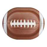 Touchdown Time Oval Football Dinner Paper Plates (9.25" x 12")