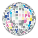 Birthday Beats Disco Round Disposable Paper Dessert Plates (7")