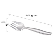 Silver Disposable Plastic Serving Flatware Set | Smarty Had A Party