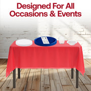 Stemless wine glasses bring a modern touch to your patriotic table layout.