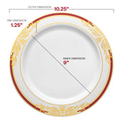 Thoughtfully designed using BPA-free, recyclable plastic, this disposable dinnerware brings both safety and sustainability to your celebrations.