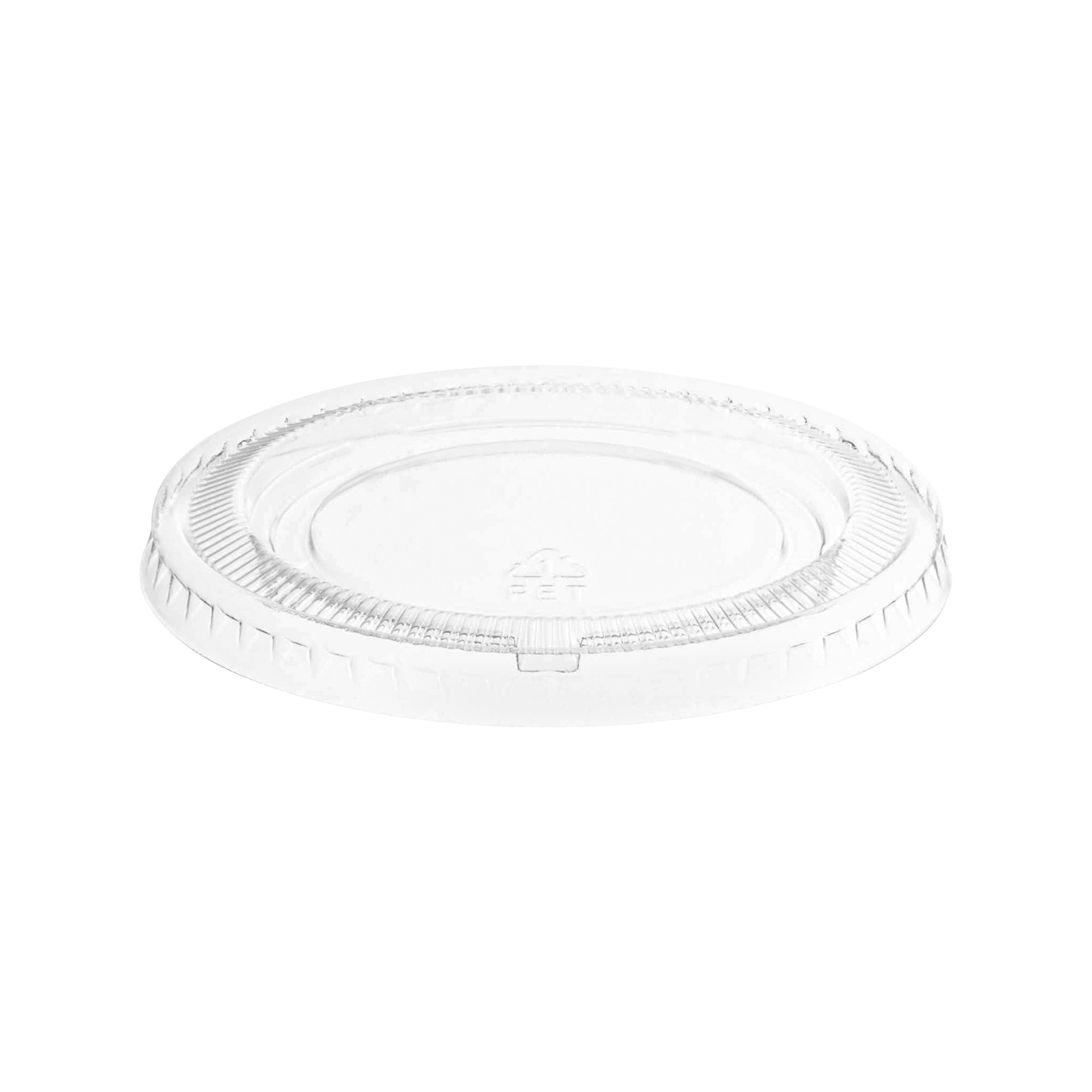 2500 Lids, Lid For Clear Plastic Portion / Souffle Cups 1oz