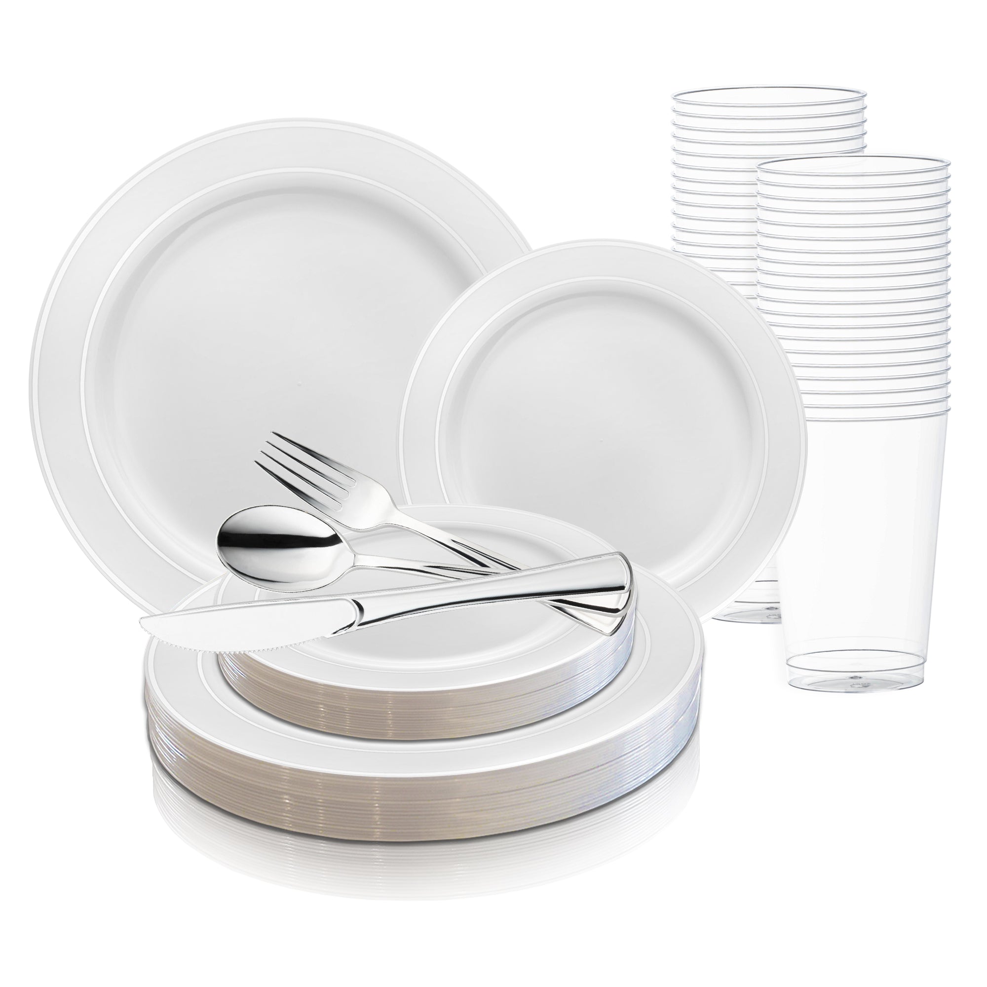 http://smartyhadaparty.com/cdn/shop/files/White-with-Silver-Edge-Rim-Plastic-Wedding-Value-Set-Main.jpg?v=1703868878