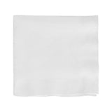 White Paper Beverage/Cocktail Napkins offer a crisp, clean look perfect for weddings, parties, or everyday gatherings
