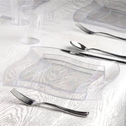 Clear Wave Plastic Wedding Value Set Lifestyle | Smarty Had A Party